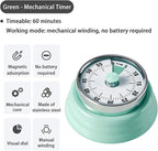 Elegant Stainless Steel Vintage Kitchen Timer - Image 2