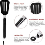 Mini Silicone Serving Tongs Set of 3, Small Kitchen Tongs - Image 4