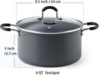 Cook N Home Casserole Dutch Oven Stockpot - Image 2