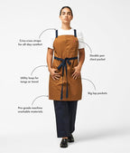 hedley & bennett Crossback Apron - Image 3