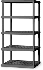 Sterilite 5 Shelf Unit, Heavy-Duty Shelving Storage Rack by Sterilite