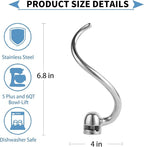 Stainless Steel Spiral Dough Hook Compatible - Image 3