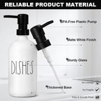 Kitchen Soap Dispenser Set, 16.9 fl oz Hand and Dish Soap Dispensers - Image 3