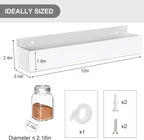PMMASTO Adhesive Acrylic Spice Rack Organizer - Image 2