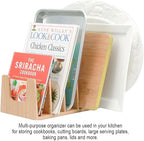 MobileVision Bamboo Pot Lid Holder Organizer - Image 5