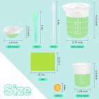 Silicone Measuring Cups for Resin Supplies, Resin Kit for 250ml &100ml - Image 3