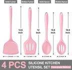 P&P CHEF Kitchen Utensil Set, 4 Pieces Non-stick Silicone Cooking Utensils - Image 2