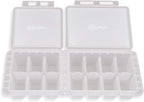 IceTopper Ice Cube Tray with 2 Attached Lids by MyTopper
