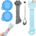 5 PCS Cat Food Can Covers Lids Set, Silicone Pet Food Can Lids by Unknown
