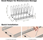 Housolution Pot and Pan Organizer Rack - Image 5