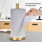 Exilon Gold Paper Towel Holder Countertop - Image 2