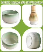 JBER Matcha Whisk Set, Ceramic Matcha Kit Includes Bowl - Image 6