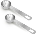 2 PCS 2 Teaspoon Stainless Steel Single Measuring Spoon by AUOIKKHOMEGARDEN