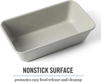 Martha Stewart Gallen 9-Inch Nonstick Carbon Steel Loaf Pan – Cool Grey - Image 3
