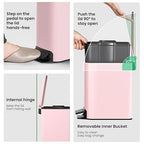 Cesun Small Bathroom Trash Can - Image 5