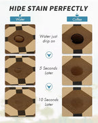 AMOAMI Coffee Mat Hide Stain Rubber Backed Absorbent Dish Drying Mat - Image 2