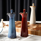 Small Ceramic Olive Oil Dispenser Bottle - Image 5