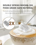 CIRCLE JOY Rechargeable Milk Frother Hanheld - Image 4