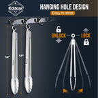 Eddeas 2PCS 12inch Kitchen Tongs - Image 8