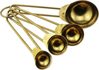 4PCS Gold Stainless Steel Measuring Spoon Set Durable - Image 3