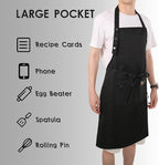 Yuubin Extra Large Aprons for Men Adjustable Button Apron - Image 4