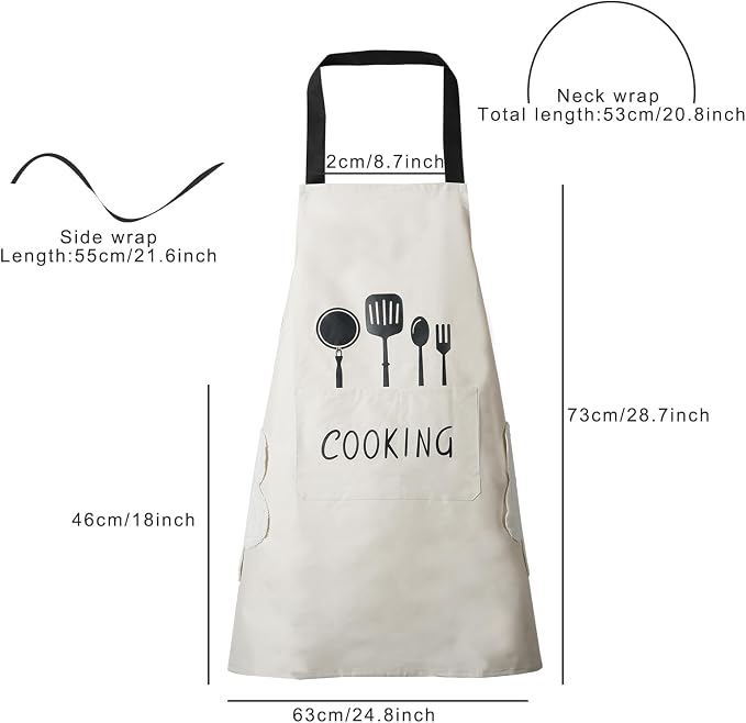 DILLMAN Women Kitchen Apron - Image 8