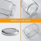 Accguan 20 Pcs 10 oz Glass Jars - Image 3