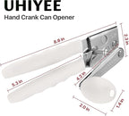 Commercial Can Opener, UHIYEE Hand Crank Can Opener Manual Heavy Duty - Image 7