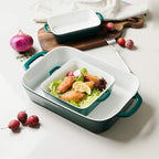 Sweejar Ceramic Bakeware Set, Rectangular Baking Dish - Image 4