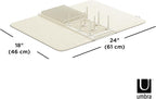 Umbra Udry Dish Rack with Movable Pegs and Microfiber Drying Mat – Space-Saving - Image 4