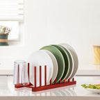 HBlife 2pcs Rosewood Wooden Dish Drying Rack - Image 4