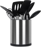 Kitchen Utensil Holder for Countertop 360° Rotating Utensil Caddy Extra Large by Haiyouneer