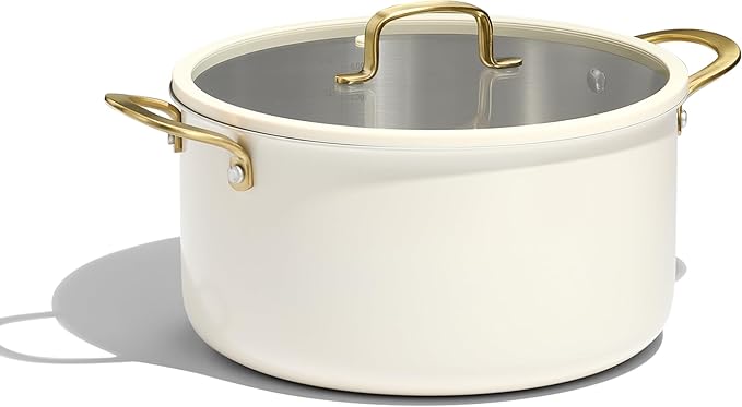 CAROTE 8QT Full Clad Tri Ply Stainless Steel Stock Pot by CAROTE