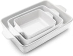 Casserole Dishes for Oven, Ceramic Baking Dishes, Lasagna Pan by Krokori