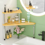 Weenson Bathroom Organizer Countertop Corner Shelf – 2 Tier Bathroom - Image 3