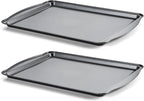 Baking Sheet Set of 2-17" x 11" x 0.5" Carbon Steel Cookie Sheet by Gymdin