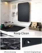 AMOAMI-Dish Drying Mats for Kitchen Counter-Silicone Dish Drying Mat-Kitchen - Image 2