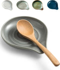 LAUCHUH Spoon Rest for Stove Top, 5 inch Ceramic Spoon Holder for Kitchen by LAUCHUH