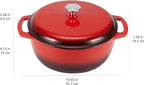 Amazon Basics Enameled Cast Iron Dutch Oven Pot - Image 6