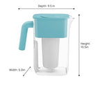 Culligan with ZeroWater Technology 10-Cup Water Filter Pitcher – Includes - Image 3