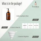 LOOCHICA Dish Amber Glass Soap Dispenser - Image 2