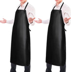 Gotega Waterproof Rubber Vinyl Apron Adjustable Dishwasher Apron - Image 8