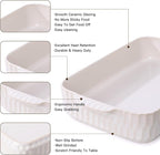 4.7QT Casserole Dishes for Oven, 9x13” Large Lasagna Pan, Ceramic Baking Dish - Image 6