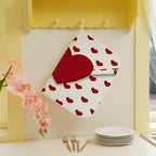 Valentines Dish Drying Mat 18x24 Inch Red Hearts Dish Drainer Protector Pad - Image 4