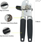 Safring Can Opener Manual, Handheld Strong Heavy Duty Stainless Steel Can Opener - Image 3