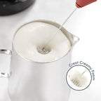 Powerful Milk Frother Handheld Foam Maker, Mini Whisk Drink Mixer - Image 2