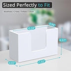 Paper Towel Dispenser Countertop, Wooden Bathroom Paper Towel Holder, - Image 2