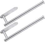 CUXIXA Paper Towel Holder Under Cabinet 2 Pack, Stainless Steel Paper Towel by CUXIXA