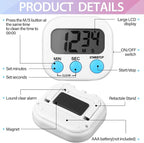 Weewooday 24 Pcs Digital Kitchen Timer Magnetic Timer Bulk On/Off Switch Minute - Image 6