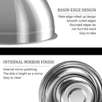 Mixing Bowls, Utensils for the Kitchen, Dishwasher Safe, 3.75L / 3.25L / 2.5L / - Image 5